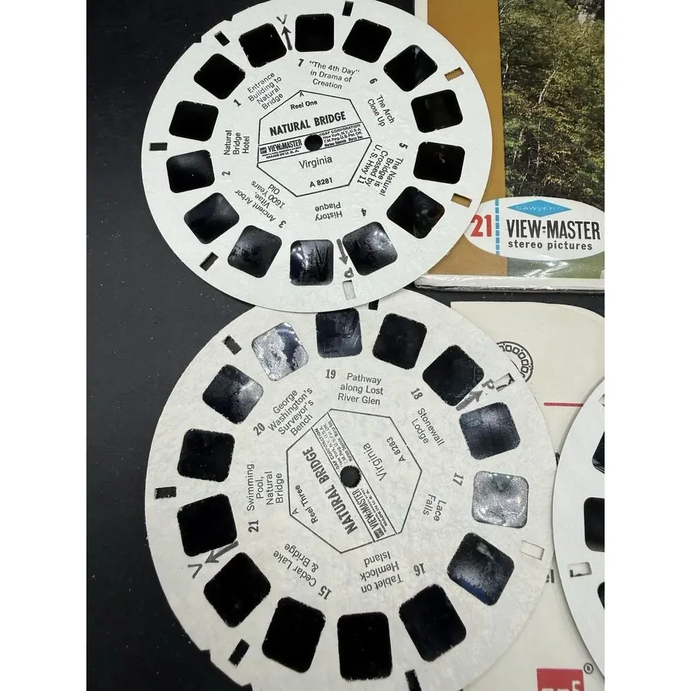 View-Master A828, Natural Bridge of Virginia, 3 Reel Set
